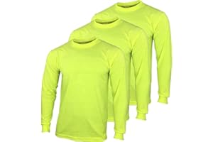 SUNI APPAREL Safety High Visibility Shirts for Men, Construction Shirts for Men, Camisas De Trabajo para Hombre Construccion