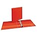 Heavy-Duty View Binder w/Locking 1-Touch EZD Rings, 1 1/2 Cap, Red
