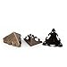 Uxcell a16062000ux0507 Corner PROTECTOR Case Box Cabinet Chest Drawer Corner PROTECTOR Bronze Tone 8Pcs