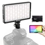 Moman-RGB-LED-Video-Light, Bulit-in Rechargable