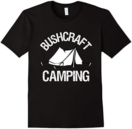 Men's Bushcraft Camping T Shirts 3XL Black