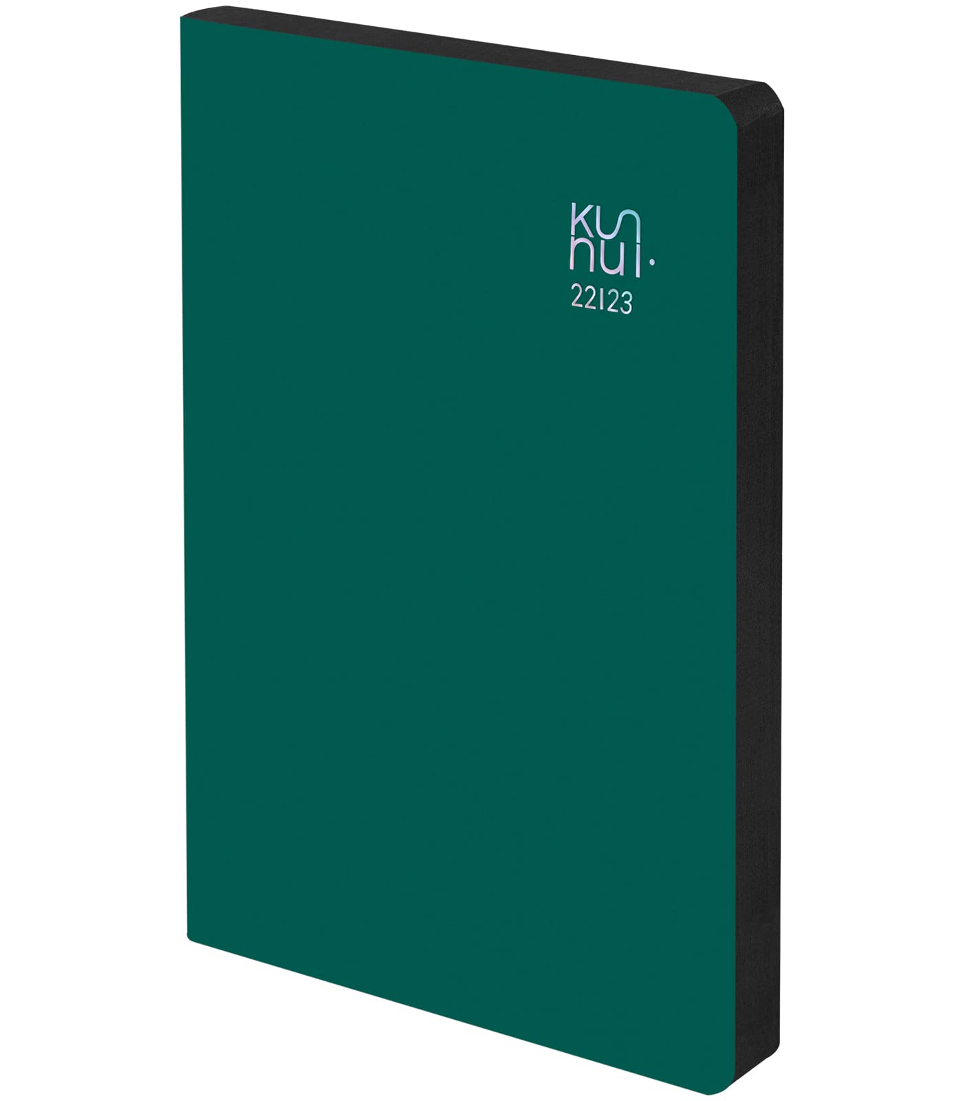 2022 2023 Diary - Bonded Leather - Forest - Week to View - A5-15 x 21 cm - Language: Spanish - English - Includes Two Tabs and Stickers - Kunnui
