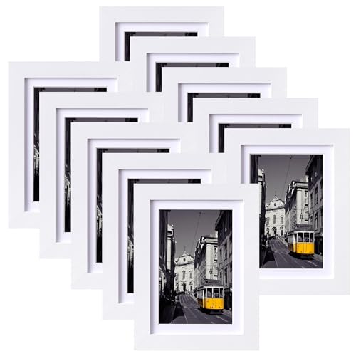 Eletecpro Picture Frames Acrylic Cover White