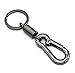 Nuoxinus Classic Retro Style Simple Keychain Strong Carabiner Shape Key Chains Ring Keyring Key Fob Holder for Men Women