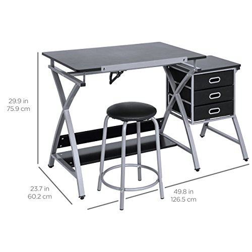Купить Best Choice Products Office Drawing Desk Station Adjustable