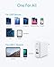 Anker USB C Charger with USB-C to USB Adapter, PowerPort II, UL Certified 49.5W Wall Charger with Foldable Plug, PD for MacBook, iPhone XS/Max/XR/X/8/7/6/Plus, PowerIQ 2.0 for S9/S8/Plus and More
