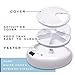 Athorbot Automatic Pet Feeder for Medium Small Cat Dog, 6 Meal Trays Wet Dry Food, Auto Pet Food Dispenser Programmed Timer Voice Recording Function, 6 x 330mlthumb 2