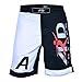 ARD Pro MMA Fight Shorts UFC Cage Fight Grappling Muay Thai Boxing Black-White Xs-3xl
