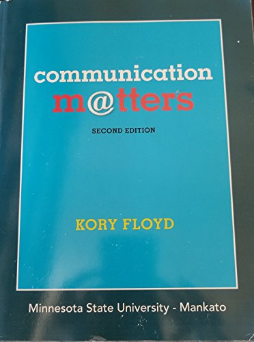 Communication Matters 1259732894 Book Cover