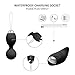 ACVIOO Ben Wa Balls 10-Frequency Silicone Massage Egg with Remote Control for Women Pelvic Floor Exercise Postpartum Massager(Black)