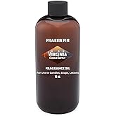 Fraser Fir Fragrance Oil (16 oz Bottle) for Candle Making, Soap Making, Tart Making, Room Sprays, Lotions, Car Fresheners, Slime, Bath Bombs, Warmers…