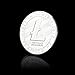 OutTop 4 Pieces Litecoin LTC Design Plated Iron Collectible Commemorative Coins (Gold_Silver)