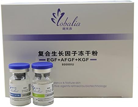 LOBALIA EGF lyophilized powder activity factor pores scar blain blemish capillarie 7ml/bottle,6pair/box 80,000IU