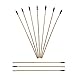 UTeCiA Safety Archery Target Arrows - 18 Inch Premium Wooden Arrows for Kids and Beginners | Soft & Flexible Rubber Tips | Well Balanced & Durable | Pack of 10