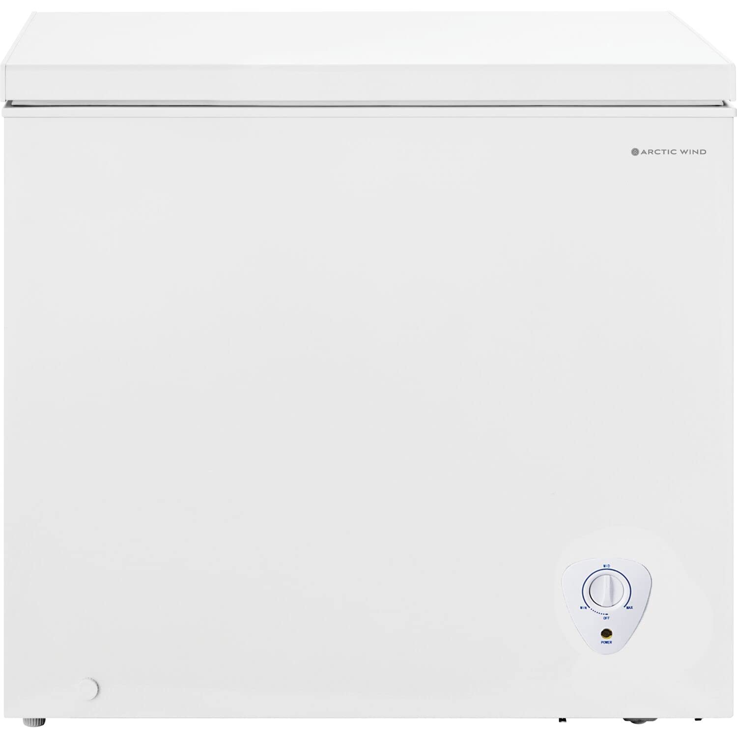Arctic Wind 2AWWCF70A 7-cu. ft. Compact Chest Freezer, Additional Frozen Storage for Bulk Food, Meat, Ice Cream, for Use in Garage, Office, Mini Bar in White, 7 CF