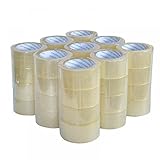 Rolls Box Carton Sealing Packing Packaging Tape 2"x110 Yards(330' ft) Clear