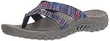 Skechers Women's Reggae Space Cadet Flip Flop, Navy Multi, 11 M US