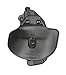 Safariland 7378, ALS Concealment Paddle and Belt Loop Combo Holster, Fits: Glock 17, 22, 31 w/ITI M3 Light, Black - STX Plain, Right Hand