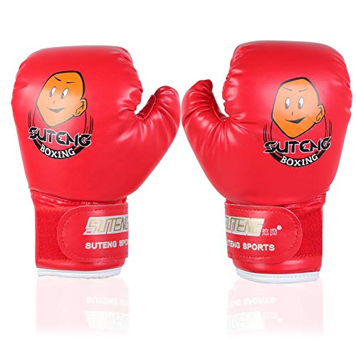 VGEBY Kids Boxing Gloves,Youth Sparring Punching Training Gloves for Age 3-12 Years (Color : Red)