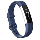 Vancle Compatible with Fitbit Alta HR Bands / Ace Bands and Alta Bands, Classic Accessory Alta HR and Alta Bands Replacement Wristbands for Fitbit Ace / Alta and Alta HR (Navy Blue, Small)