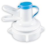 Water Dispenser Valve for 55mm Non Threaded Crown Top Jug - Gallon Water Bottle Cap Reusable Plastic Spigot Faucet - Includes Lid Dirt Protector - by Molpal