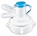 Water Dispenser Valve for 55mm Non Threaded Crown Top Jug - Gallon Water Bottle Cap Reusable Plastic Spigot Faucet - Includes Lid Dirt Protector - by Molpal