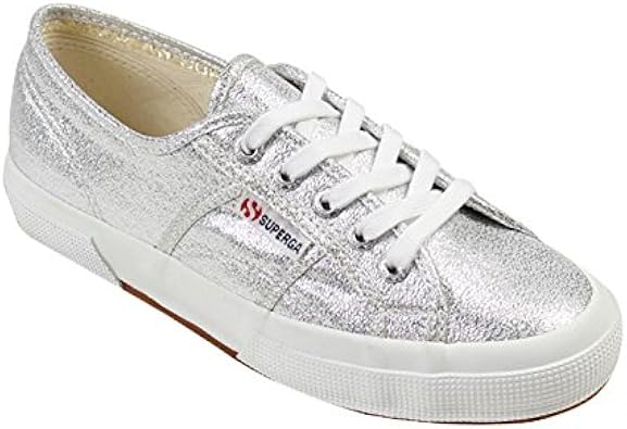 Amazon Superga スペルガ シルバー レディース メンズ Lamew Classic 2750 ラメ スニーカー Silver Eu37 シューズ バッグ