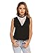 Zeagoo Women Chiffon Lace Sleeveless Shirt Blouse Elegant Tank Tops