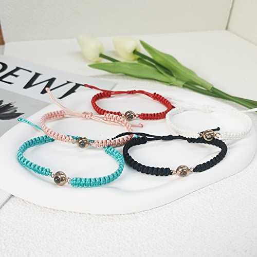 Personalized Bracelets with Photos inside,Red String Best Friend