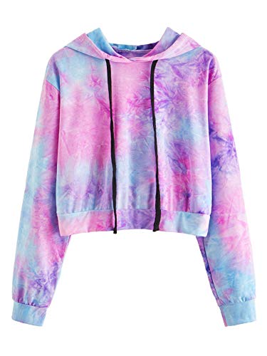 tie dye sweatshirt cropped