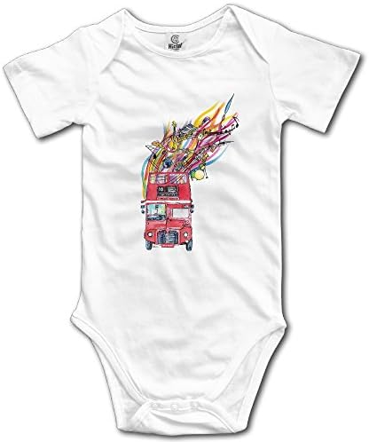 Double Decker Short Sleeve Snewborn Bodysuits