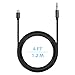 Stouch 3.5mm Male to Lightning Aux Audio Stereo Cable for iPhone 7 / 7 Plus to Car Stereo Hi-Fi Headphone Bluetooth Speaker Cable Support IOS 10.3 -Black(4 Ft /1.2 M)