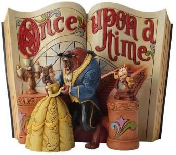 Disney Beauty and the Beast Tradition [parallel import goods] Enesco woodcarving tone storybook figure Jim Shore