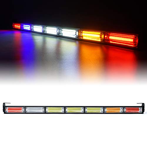 Xprite LZ Series 30" Offroad Rear Chase COB LED Strobe Light Bar with Brake Reverse Light for ATV, UTV, Polaris XP 1000 900, RZR Side by Side Offroad Vehicle - RYWBR