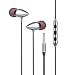 EUKYMR Wired In-Ear Metal Earphones Headsets Earbuds With Microphone Noise Isolating Stereo Headphones