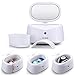 GT SONIC Ultrasonic Jewelry Cleaner Machine 600ml Glass Cleaner Machine with 5-mins Auto Timer Professional Cleaner for Polishing Rings Necklaces Eyeglasses Coins Watches Dentures (42KHz, 35W)