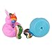 Unicorn Rubber Ducks Set – 16-Count Mini Rubber Duckies Assortment, Unicorn-Themed Floating Baby Bath Toys for Children, Toddlers, 4 Assorted Colors - 2.75 x 2.37 x 2 inches