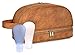 SLEEKO's Leather Toiletry Bag with Free Leak-proof 2 Bonus Travel Bottles - Water-Resistant Premium Quality Dopp Travel Accessory Kit for Toiletries,Shaving and Grooming Supplies & More