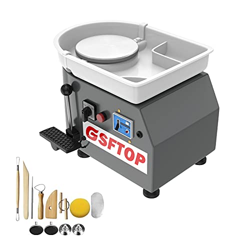 GSFTOP Pottery Wheel Pottery Forming Machine 25CM 350W Electric Pottery