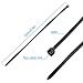 Cable Ties, Aival Self-locking Zip Ties, Premium Heavy Duty Nylon Cable Zip Ties, Strong Cable Ties Zip Ties 6 Inch Long, Heat & UV Resistant Plastic Cable Wire Ties Black & White 200 PCS