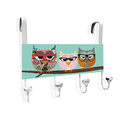 Stupell home décor owls over the door hanger, 12 x 10.…