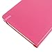 RICCO BELLO Classic Ruled Notebook with Pen Loop/Hardcover, Banded, Bookmark, Expandable Pocket / 5.7 x 8.4 inches (Pink)