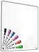 Magnetic Whiteboard for Fridge 17”x13” Magnetic Dry Erase Board for Fridge Whiteboard w/ 3 Dry Erase Markers | White Board for Fridge Dry Erase Board Small Whiteboard for Fridge Board by Mommy Marvel
