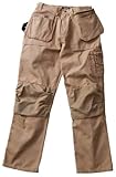 Blaklader Workwear Bantam Pant with Utility Pockets, 38-Inch Waist, 30-Inch Length, 8-Ounce Cotton - Khaki