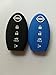 Autos hop Silicone Replacement Protective Fob Skin Key Cover Chains Bag Holder Key Jacket for Nissan Maxima Nissan Altima Nissan Gt-r Nissan Sentra Nissan Murano 4 Buttons thanksgiving day