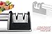 Black Friday 2017 Gudaco Premium Chef Knife Sharpener HK301, 7.9 L x 2.6 H x 2.4 W inches, Black & Stainless Steel, 2 Stage Diamond Coated Sharpening Wheel System for Straight and Serrated Knives