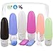 Travel Bottles, Wedama Leakproof Silicone Travel Containers TSA Approved SqueezableTravel Bottles & Accessories (3oz/ 6Pack)