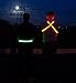 ILLUMISEEN LED Reflective Belt Sash | High Visibility LED Lights with 2 Lighting Modes | Adjustable Quick Release Buckle | USB Rechargeable, No Batteries Needed | Weatherproof Professional Safety Gear