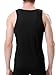 DAVID ARCHY Men's Tank Top Bamboo Rayon Undershirts Tank Shirt Moisture-Wicking A-Shirt for Men, 3-Pack (L, Black/Charcoal/Light Gray)