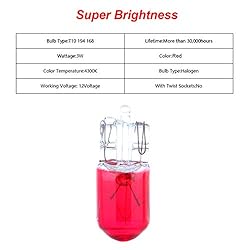 CCIYU 20 Pack 194/168/T10 12V 5W Side Marker Light